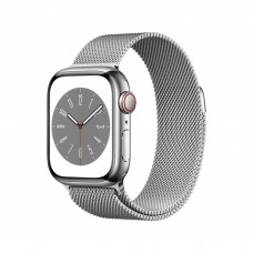 Часы Apple Watch S8 45mm Silver Stainless Steel Milanes Loop, MNKJ3NF