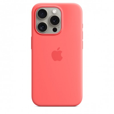 Чехол силиконовый Apple MagSafe для iPhone 15 Pro Max Silicone Case Guava (MT1V3)