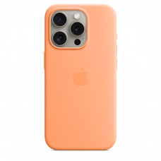 Чехол силиконовый Apple MagSafe для iPhone 15 Pro Max Silicone Case Orange (MT1H3)