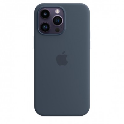 Чехол силиконовый Apple MagSafe для iPhone 14 Plus Storm Blue (MPT53ZM)