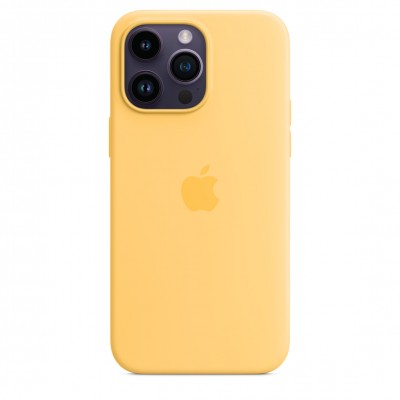 Чехол силиконовый Apple MagSafe для iPhone 14 Pro Sunflow (MPTM3FE)