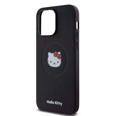 Чехол Hello Kitty Leather Case для iPhone 14 Pro Max MagSafe