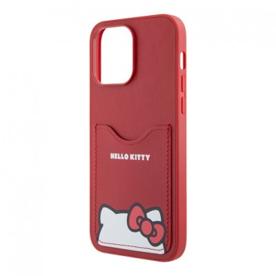 Чехол Hello Kitty Cardslot PU Leather Hidden Kitty для iPhone 14 Pro Max 