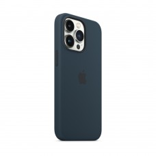 Чехол силиконовый Apple MagSafe для iPhone 13 Pro, синий омут