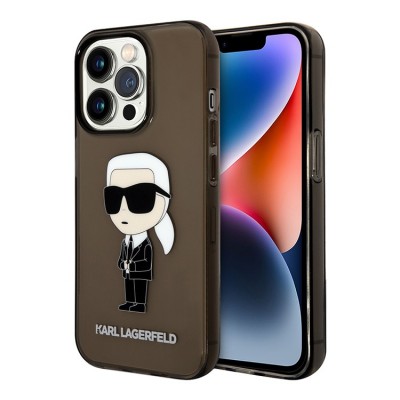 Чехол Karl Lagerfeld Liquid silicone NFT Karl Ikonik для iPhone 14 Pro (black)
