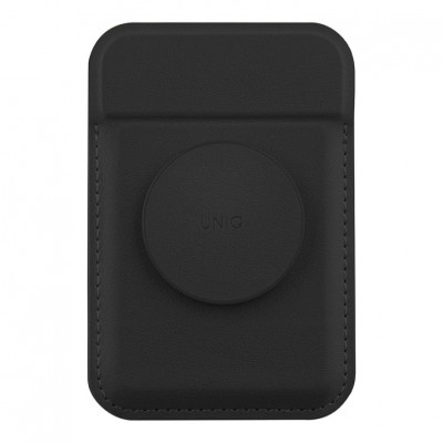 Картхолдер Uniq FLIXA  Magnetic с функцией подставки для iPhone, черный
