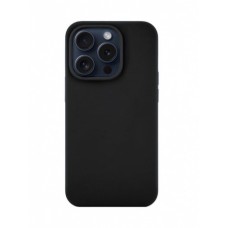 Чехол VLP Ecopelle Case из экокожи для iPhone 15 Pro (black)
