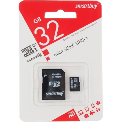 Карта памяти SmartBuy MicroSD 16Гб