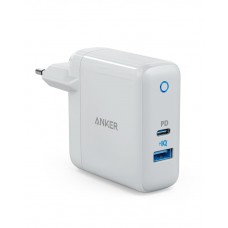 Адаптер питяния Anker USB-C Charger,  PowerPort Speed + Duo Wall Charger