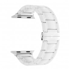 Керамический ремешок для Apple Watch 42/44mm Lyambda (white)