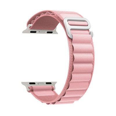 Нейлоновый ремешок для Apple Watch 38/40/41mm Lyambda (pink)