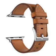 Кожаный ремешок для Apple Watch 30/40/41mm Lyambda (brown)