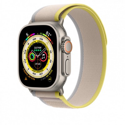 Ремешок для Apple Watch Ultra Trail Loop 49mm (yellow/beige)