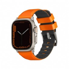 Силиконовый ремешок для Apple Watch 42/44/45/49mm Uniq (orange)